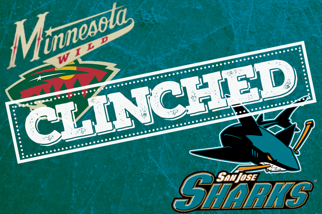 Wild e Sharks garantidos nos playoffs