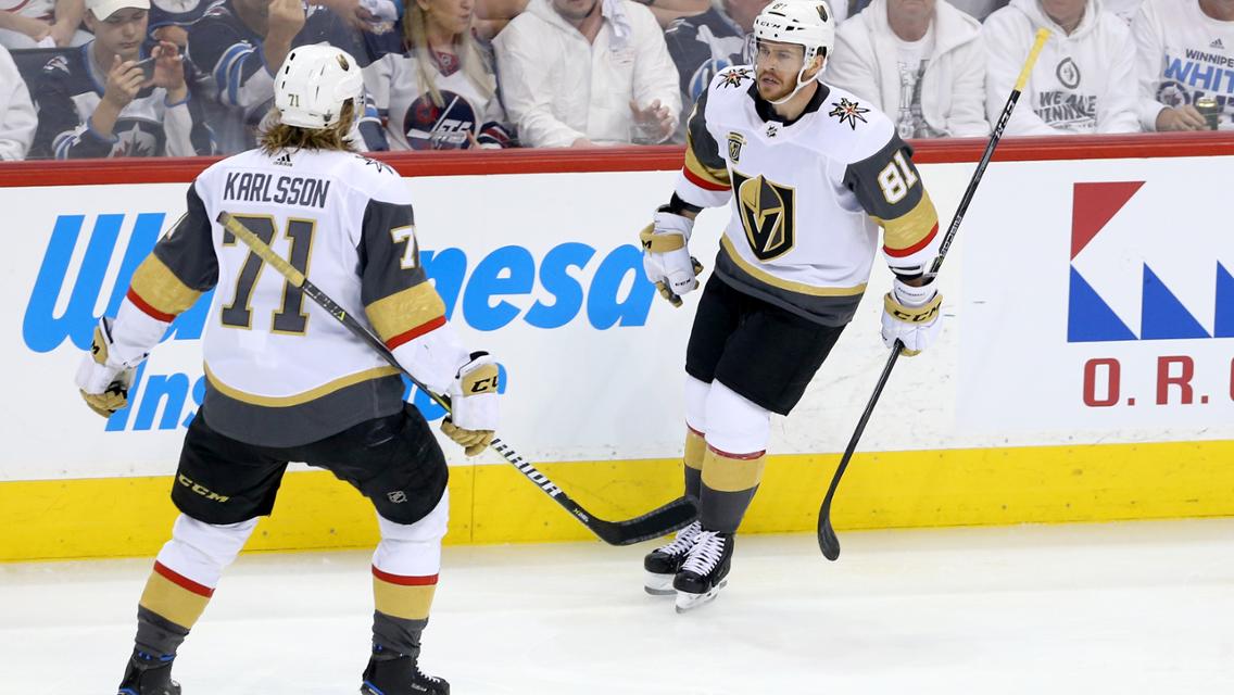 Caps vence o segundo jogo e Vegas empata série
