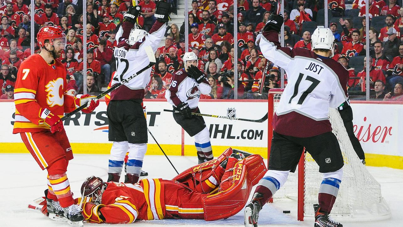 Flames se despede dos playoffs, Leafs garantem a vantagem