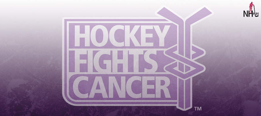 NHL comemora mês do Hockey Fights Cancer