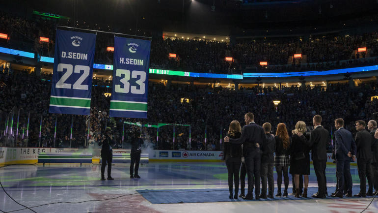 Vancouver Canucks aposenta os números dos irmãos Sedin