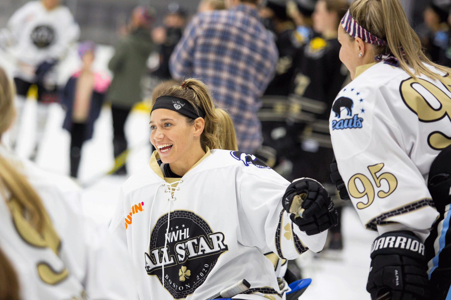 Allie Thunstrom durante o All-Star Weekend