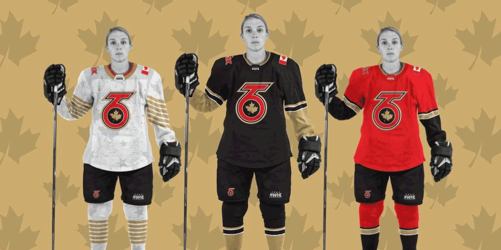 Toronto Six apresenta uniforme para estreia na NWHL