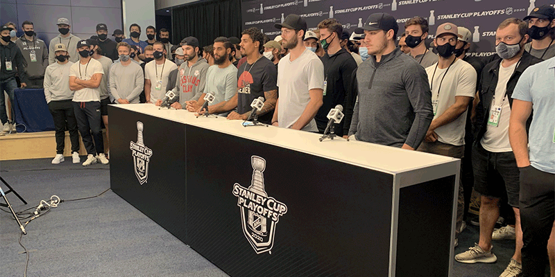 Jogadores da NHL tomam frente no adiamento de jogos