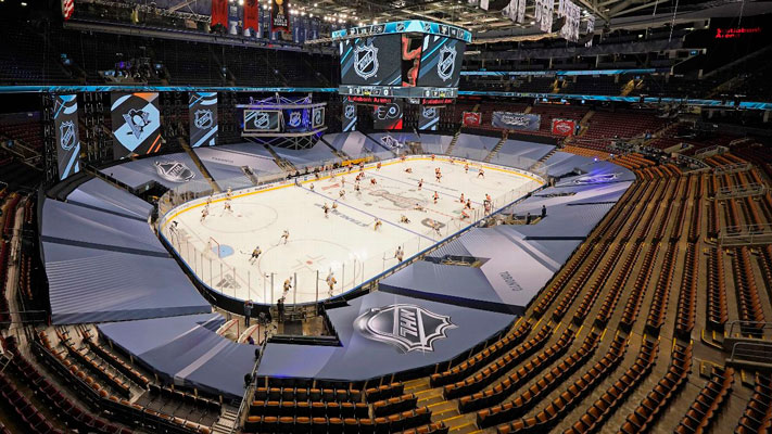 Primeiro mês da temporada 2020-21 da NHL e a COVID-19