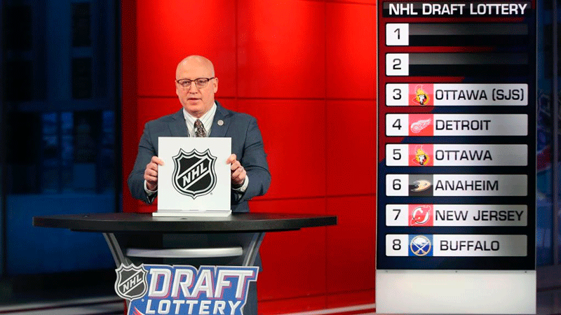NHL aprova mudanças na loteria do draft