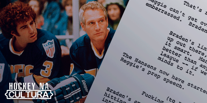 Hockey no cinema; entrevista com um roteirista