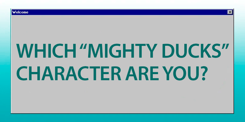 Which “Mighty Ducks” character are you?
