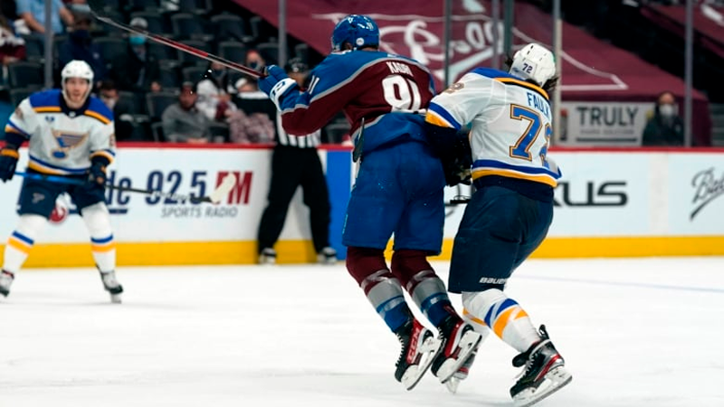 Avalanche vence terceira seguida contra os Blues