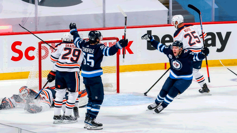 Winnipeg Jets elimina Edmonton Oilers dos Playoffs