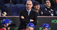 O agora ex-treinador assistente do Columbus Blue Jackets Sylvain Lefebvre