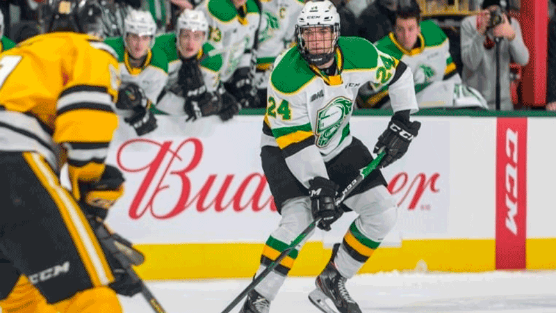 OHL suspende Logan Mailloux por tempo indeterminado
