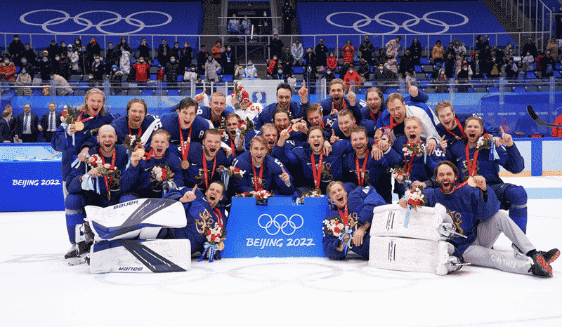Finlândia bate a ROC e garante seu primeiro ouro olímpico
